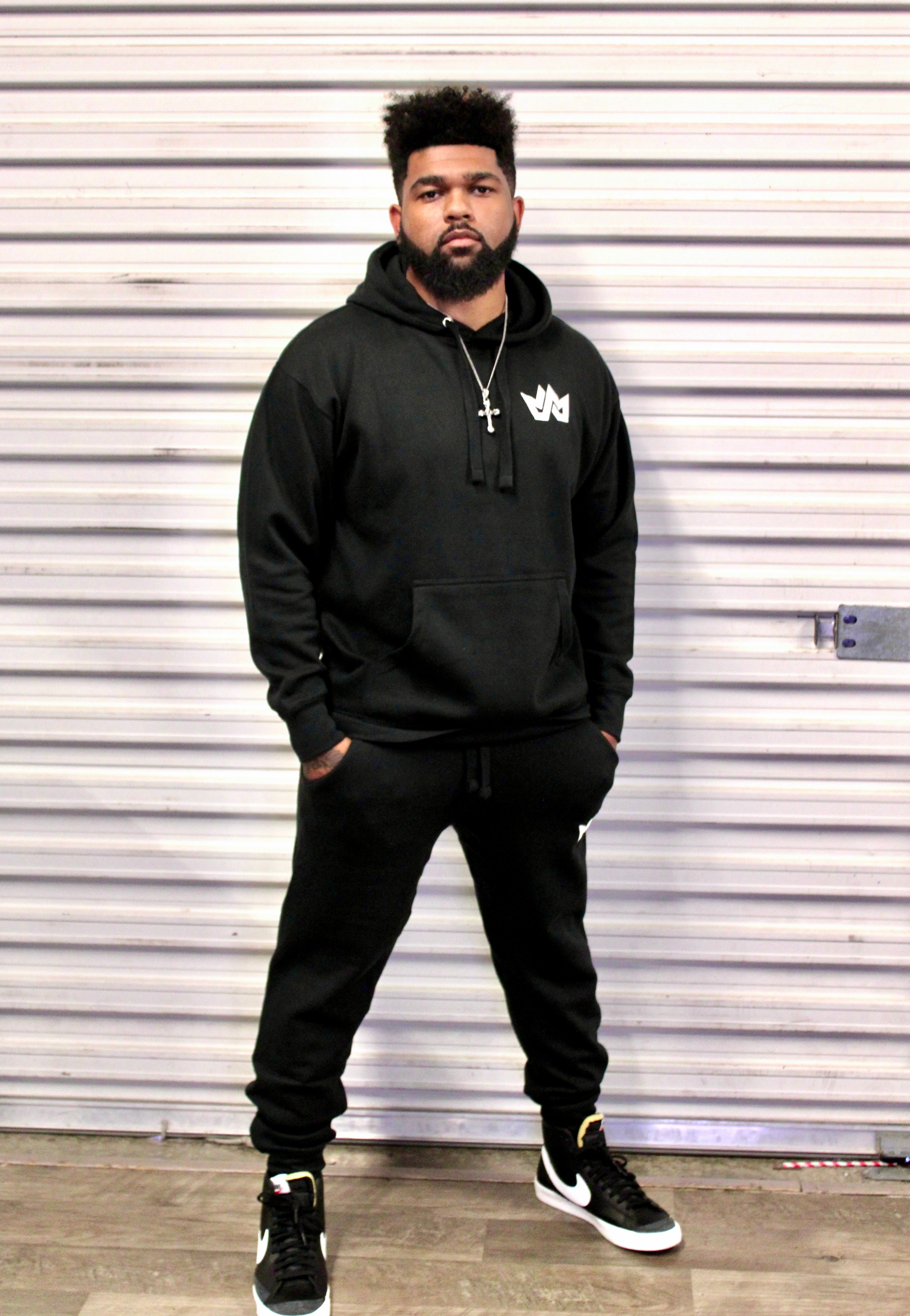 New Direction Tackle Blog detail, Black Hoody with Jogger